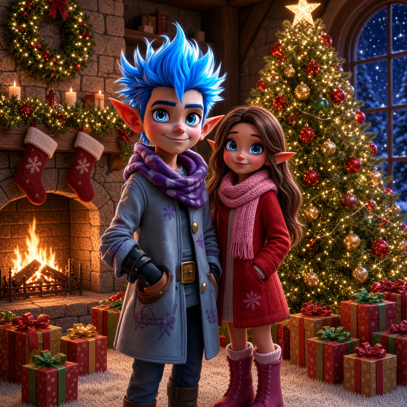 Ethan and Kaida at Frost HQ